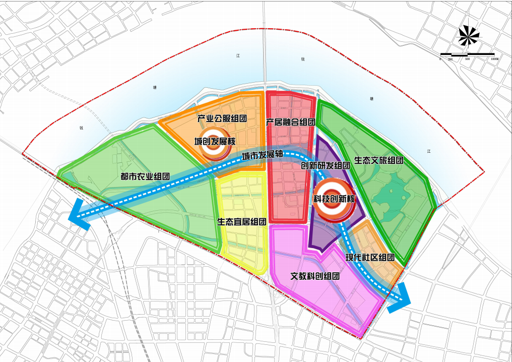 下沙对岸这座新城的新规划来了,杭州东将迎来发展新机遇!
