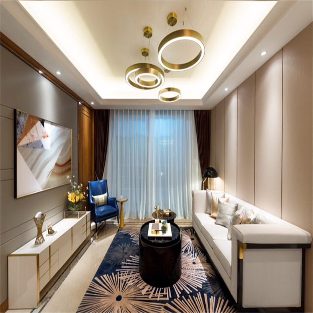 绿城锦玉园 142平 豪华装修 南北通 新七小