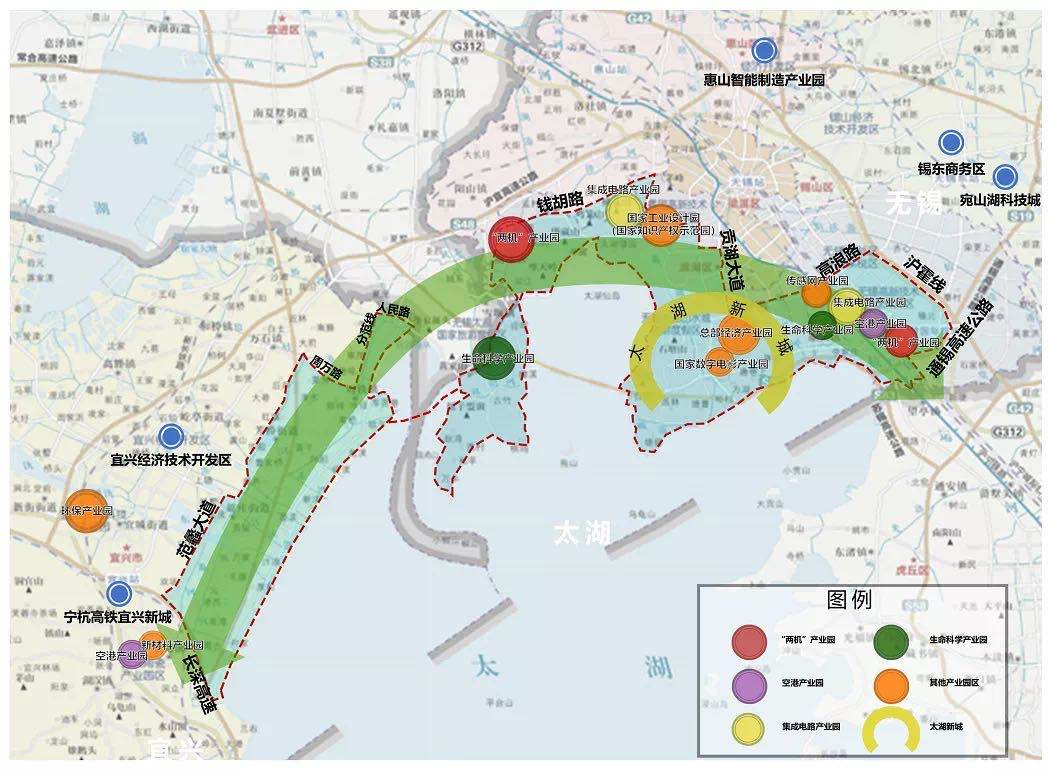 锡澄协同发展区规划图图片